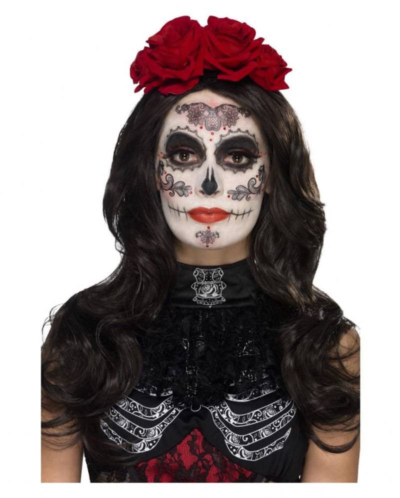 Tag der Toten Glamour Schmink-Set  kaufen! von Karneval Universe