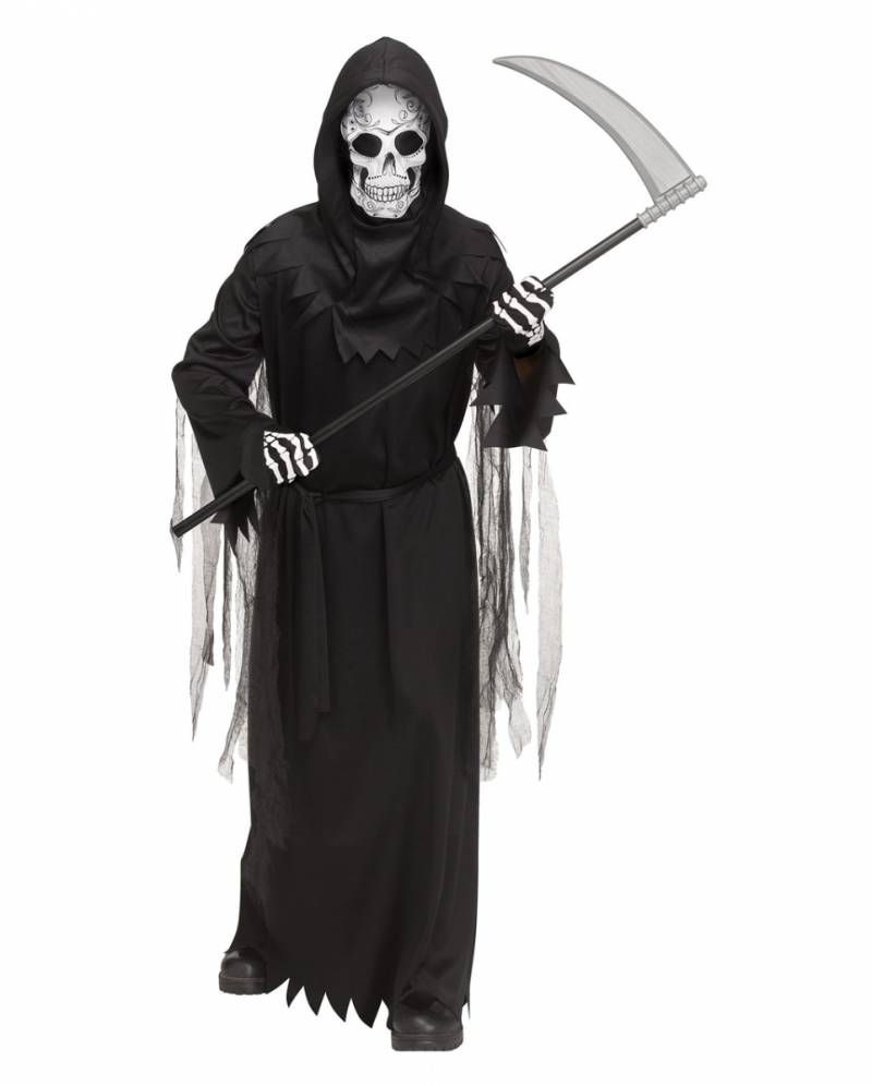 Tag der Toten Sensenmann Kinderkostüm für Halloween L von Karneval Universe