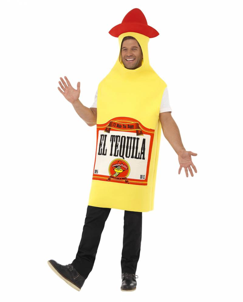 Tequila Flasche Kostüm für Karneval & Fasching von Karneval Universe