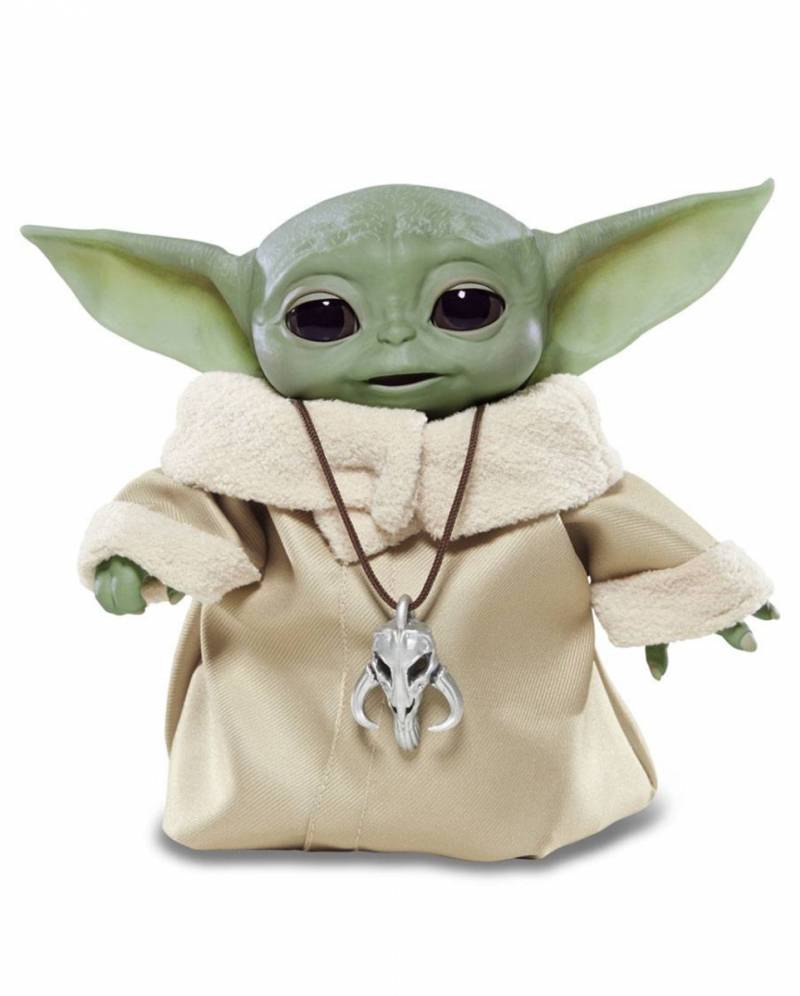 The Mandalorian the Child Baby Yoda Grogu Figur mit Sound & Bewegung von Karneval Universe