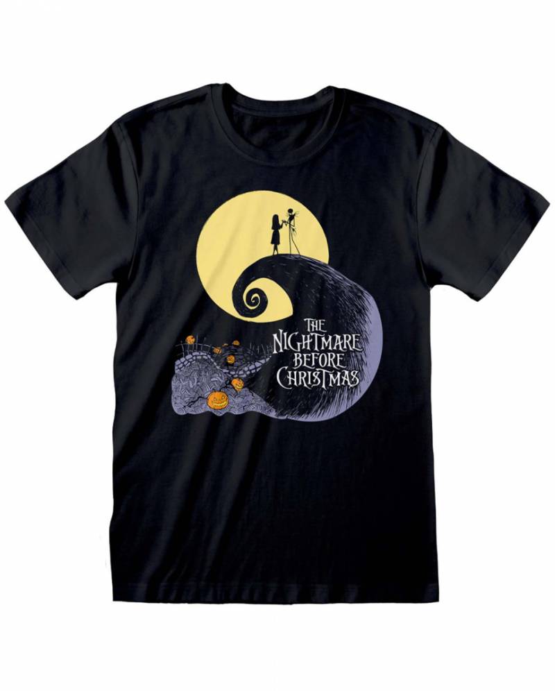 The Nightmare Before Christmas Silhouette T-Shirt ✯ L von Karneval Universe