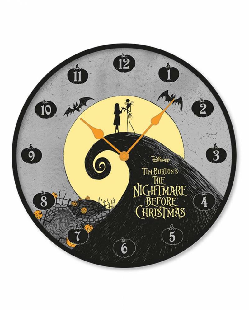 The Nightmare Before Christmas Wanduhr ordern ★ von Karneval Universe
