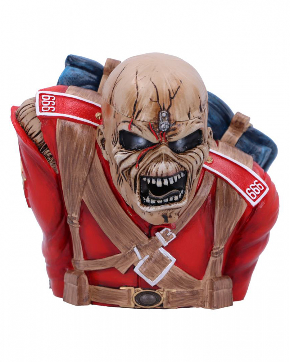 The Trooper Iron Maiden Aufbewahrungsbüste 12cm ★ von Karneval Universe