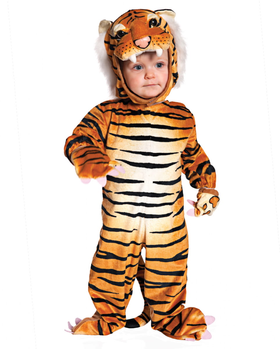 Tiger Kleinkinderkostüm für Fasching XL Tiger Kleinkinderkostüm für Fasching XL von Karneval Universe