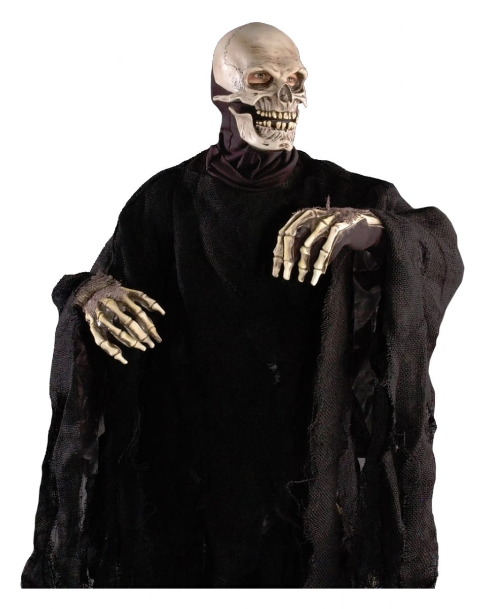 Totenhemd Jute schwarz -Totengewand-Halloween Verkleidung von Karneval Universe