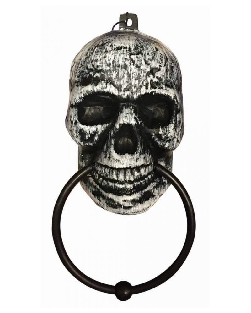 Totenkopf Türklopfer ➤ Skelett- Deko von Karneval Universe