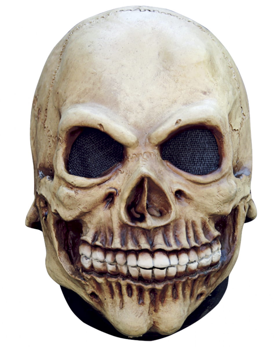 Totenschädel Gevatter Tod Kindermaske für Halloween von Karneval Universe