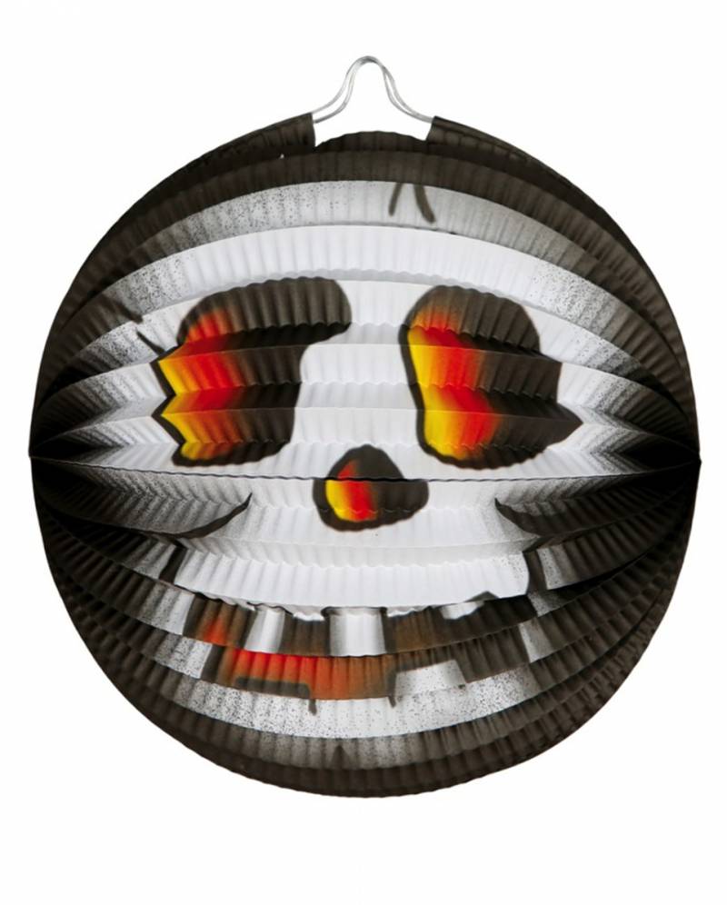 Totenschädel Halloween Papierlaterne 26cm ➔ von Karneval Universe