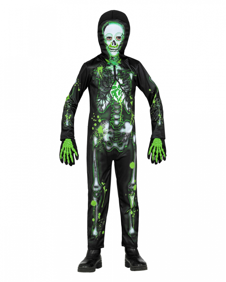 Toxisches Skelett Kinder Kostüm kaufen XXS (104) von Karneval Universe