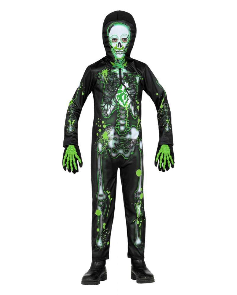 Toxisches Skelett Kinder Kostüm kaufen XXS (104) von Karneval Universe