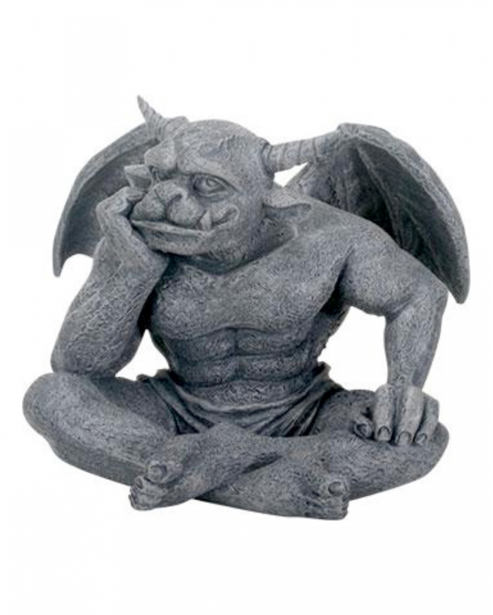 Träumender Gargoyle mit Hörnern ᐅ Träumender Gargoyle mit Hörnern ᐅ von Karneval Universe