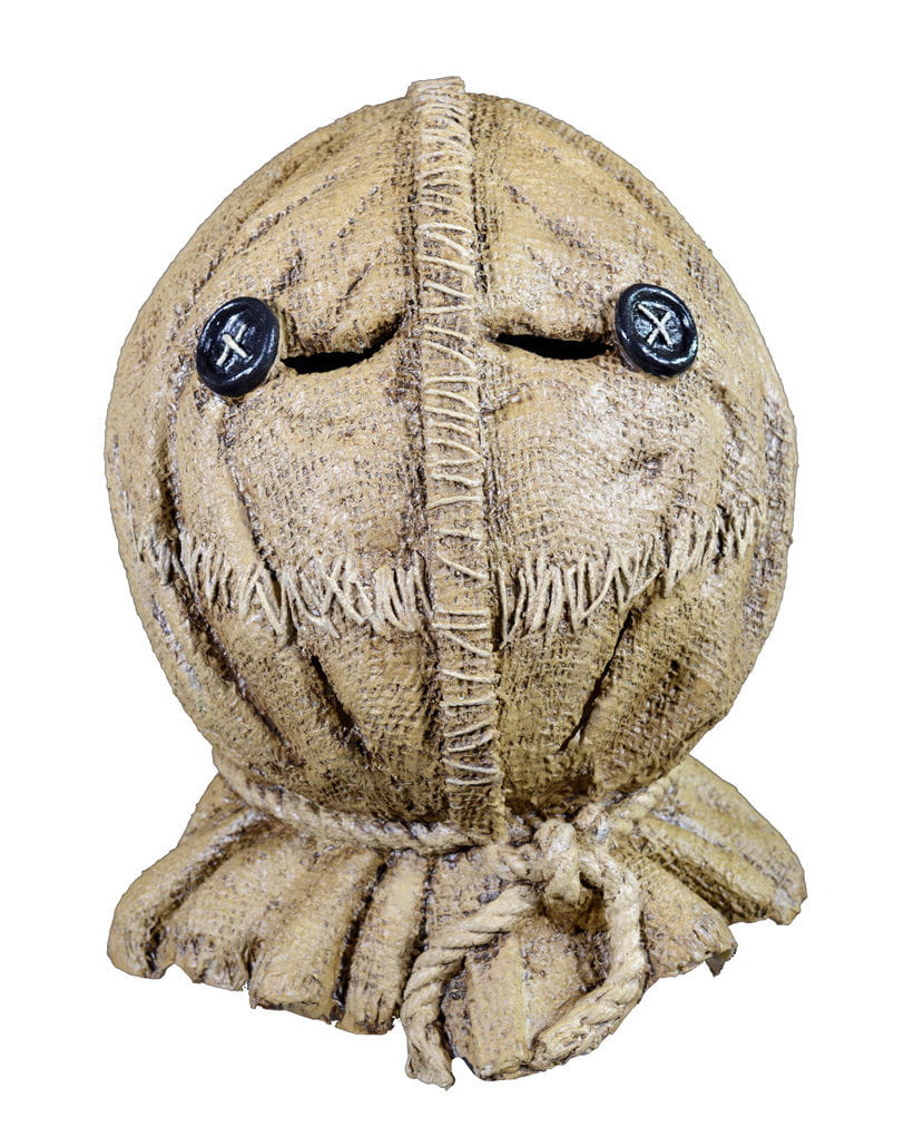 Trick `r Treat Sam Burlap Vollkopfmaske  Halloween Horrormaske von Karneval Universe