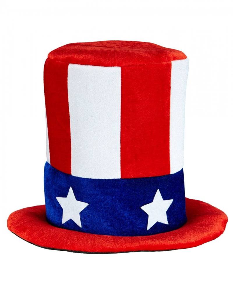 Uncle Sam Zylinder  Mr. America Hut für Karneval von Karneval Universe