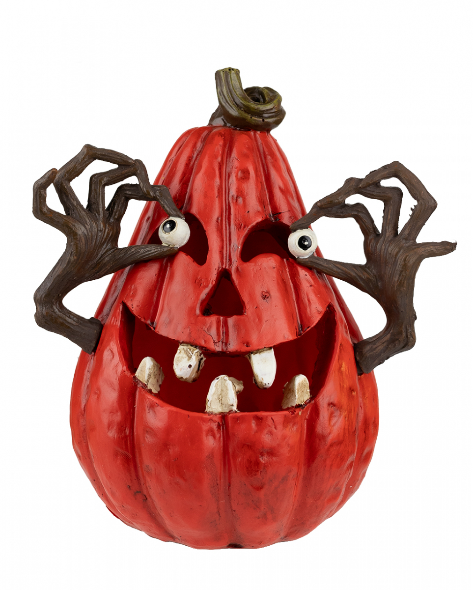 Unheimlicher Halloween Kürbis mit Augen & Licht ➤ von Karneval Universe