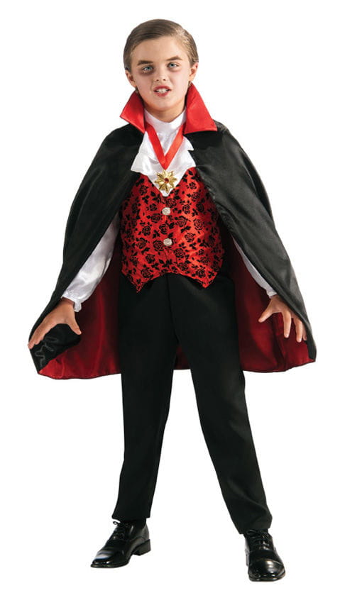 Vampir Kinderkostüm Deluxe - Dracula Kostüm XS von Karneval Universe