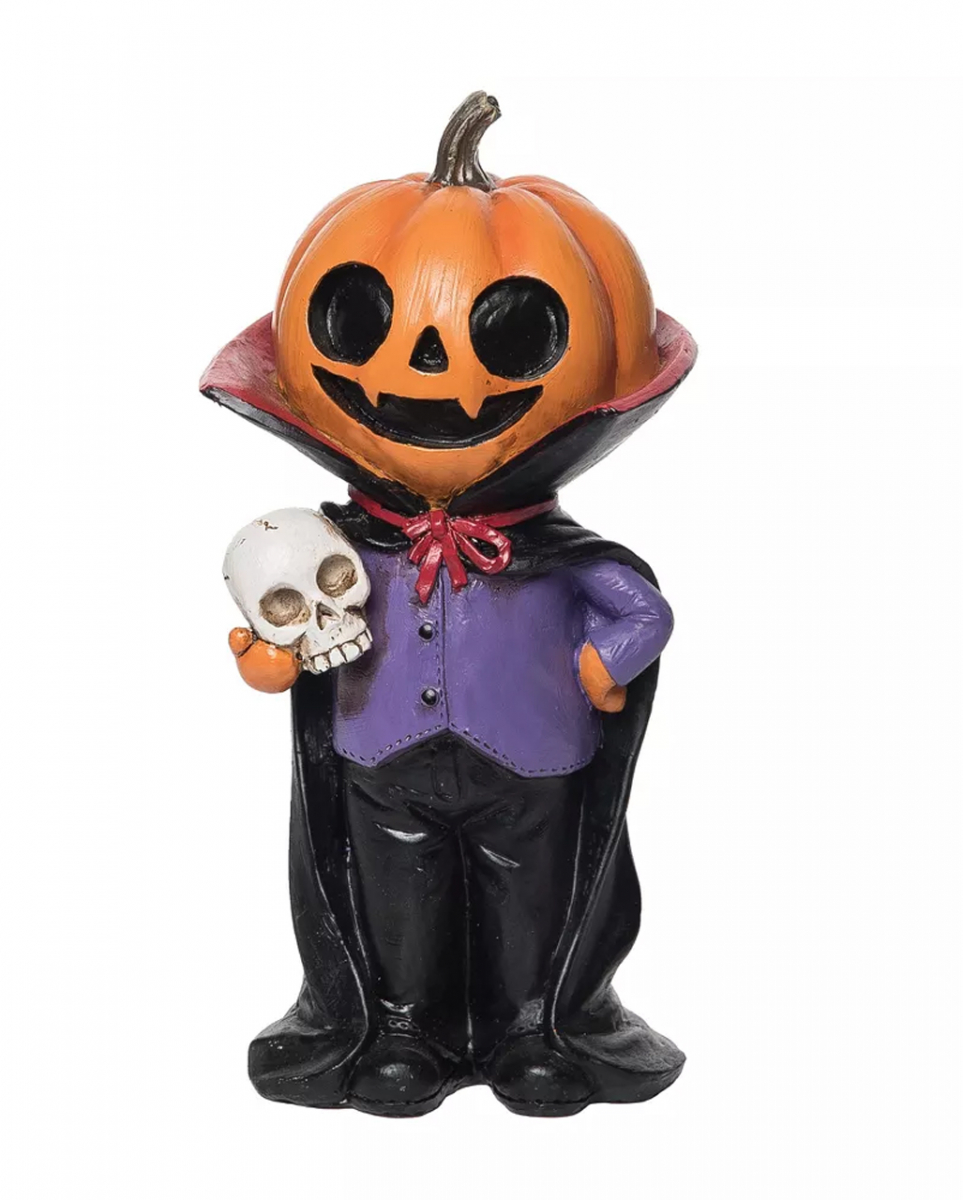 Vampir Kürbis Dekofigur 21 cm ᐅ Online shoppen von Karneval Universe