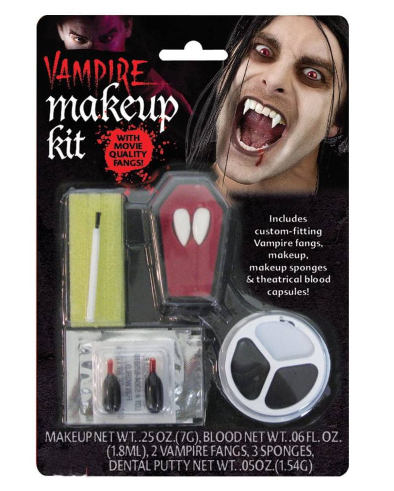 Vampir Make Up Set u. Eckzähne online kaufen von Karneval Universe