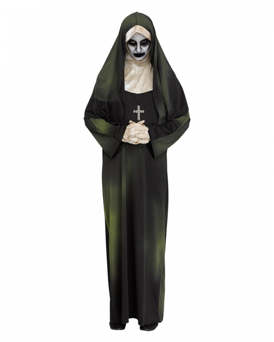 Verfluchte Nonne Kostüm als Halloween Verkleidung One Size von Karneval Universe
