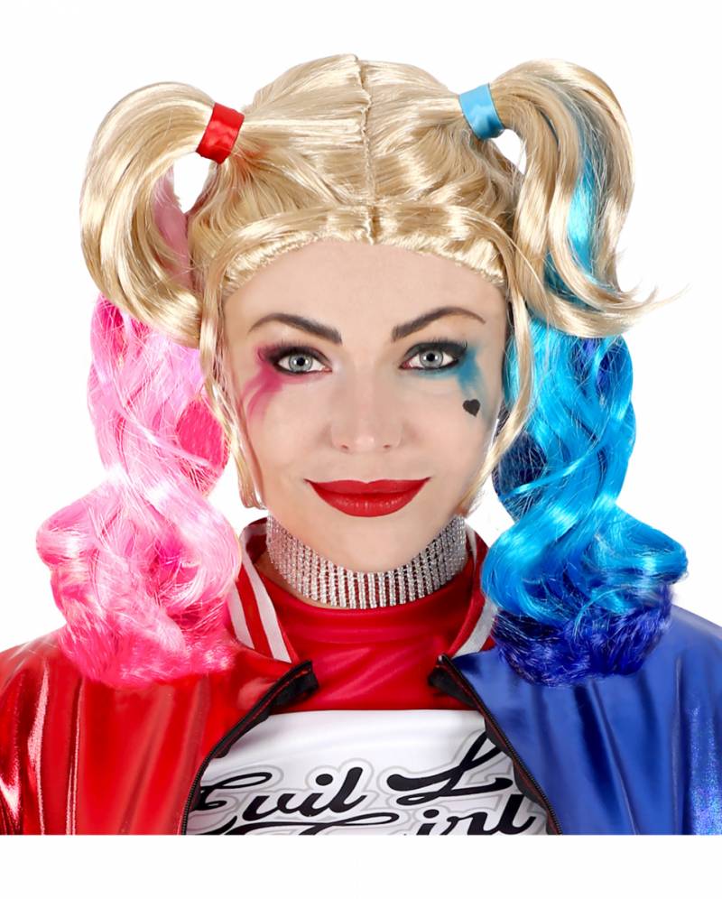 Verrückte Harlequin Perücke  JETZT online ordern! von Karneval Universe