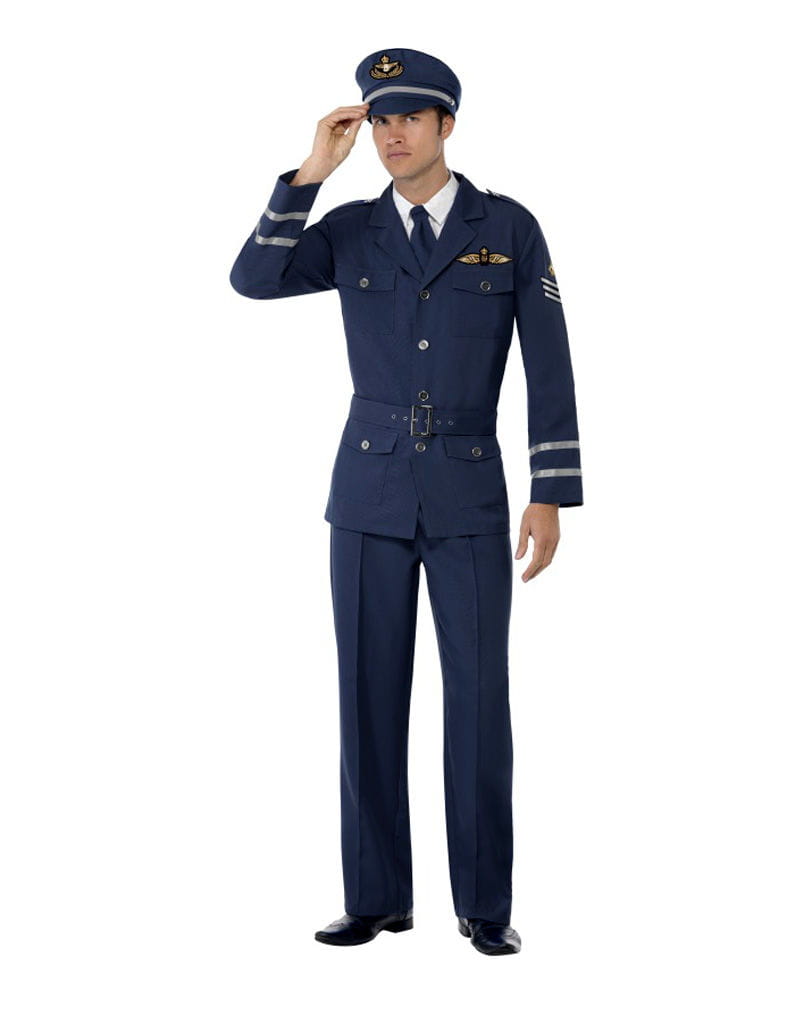 Vierziger Jahre Soldaten Kostüm   Airforce Uniform als Kostüm M 38-40 von Karneval Universe