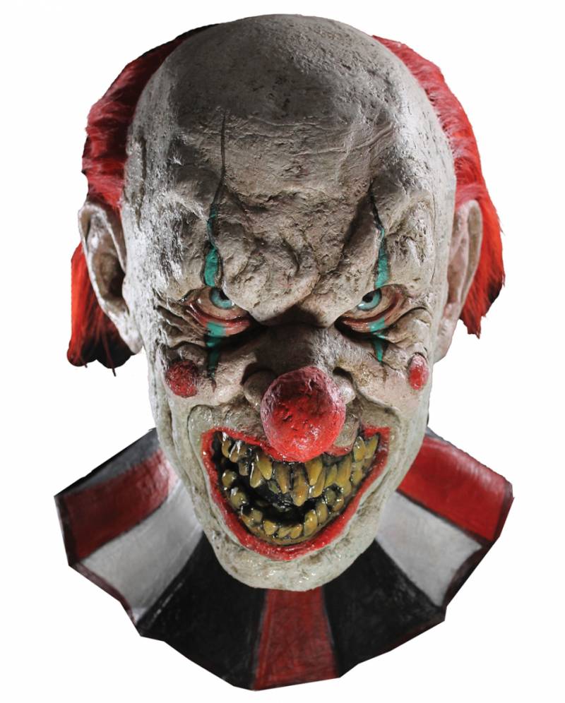 Vintage Zirkus Horrorclown Maske  Kostümzubehör von Karneval Universe
