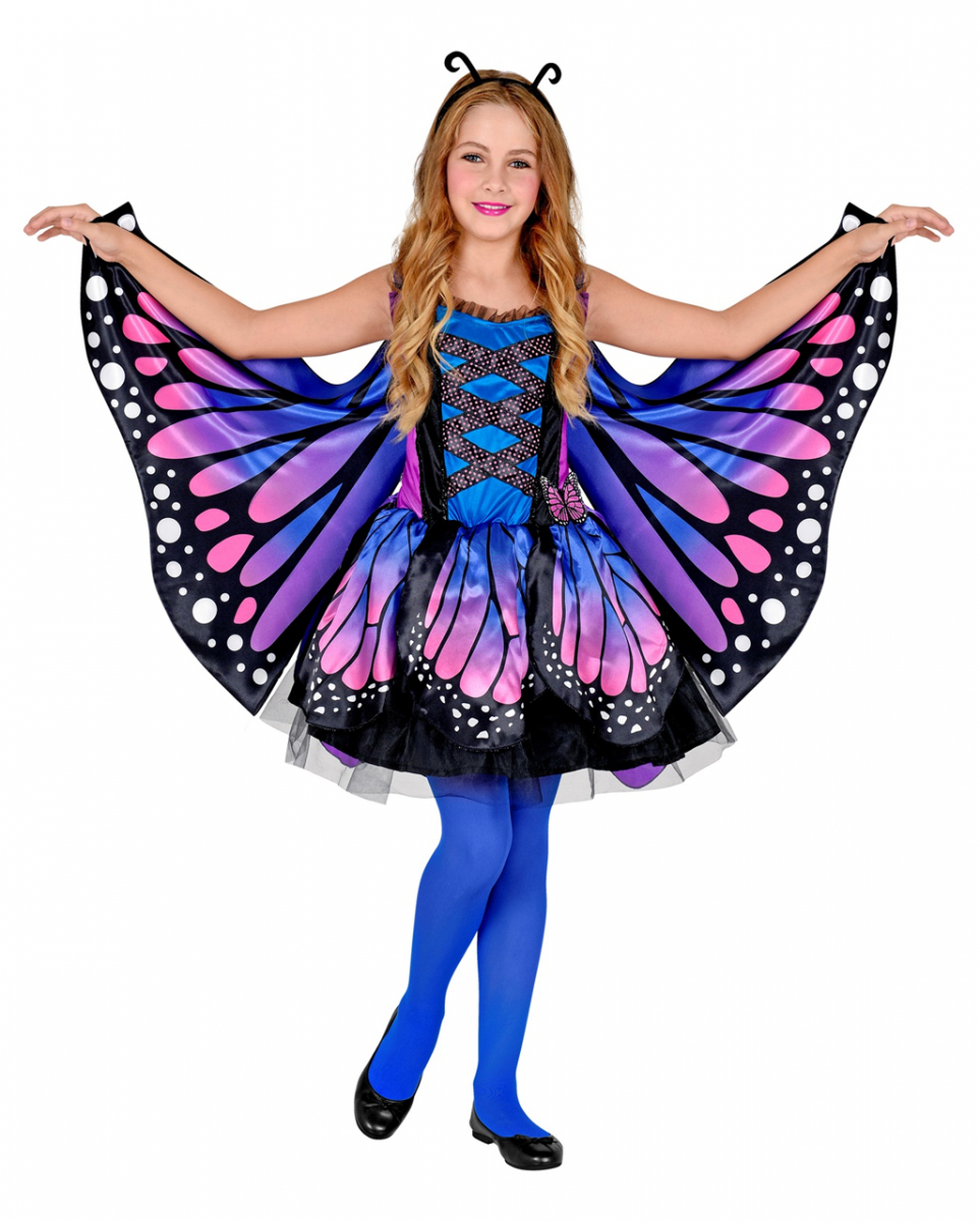 Violettes Schmetterling Kinderkostüm ordern ✔ XS-116 von Karneval Universe