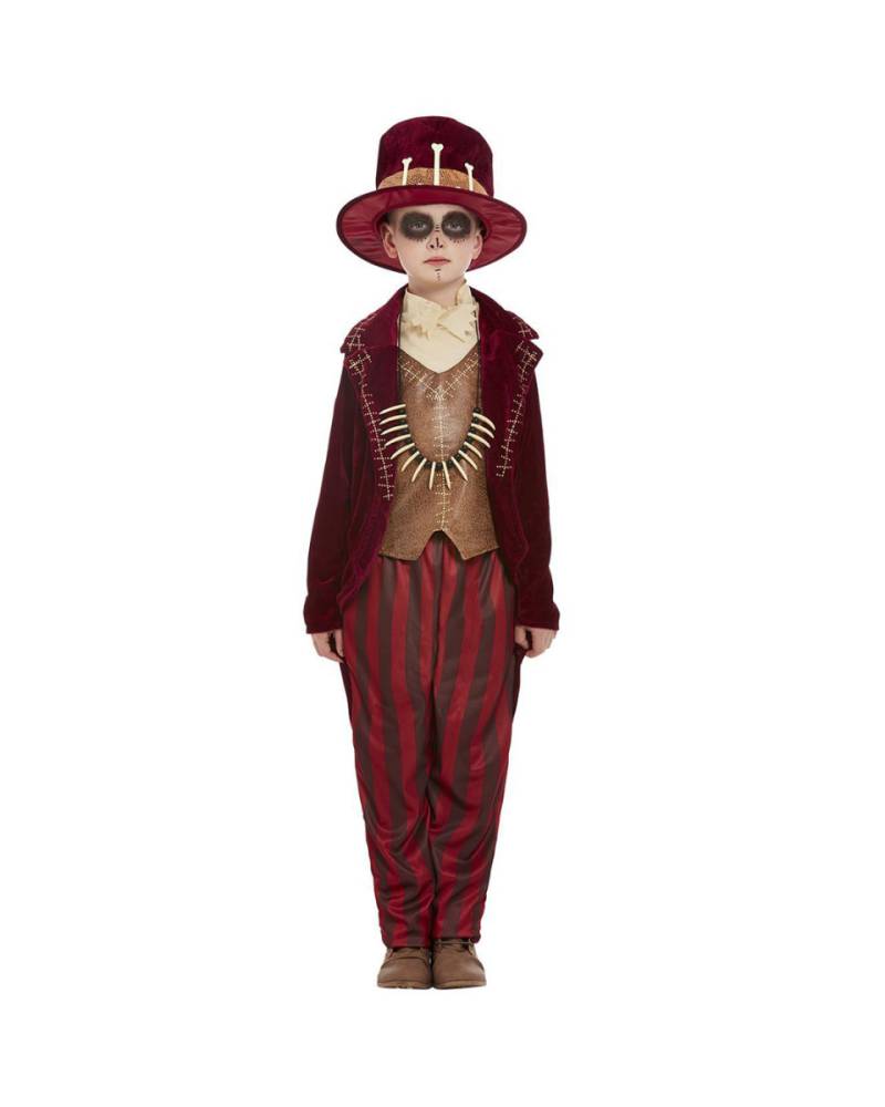 Voodoo Hexenmeister Kinderkostüm für Halloween ? M von Karneval Universe