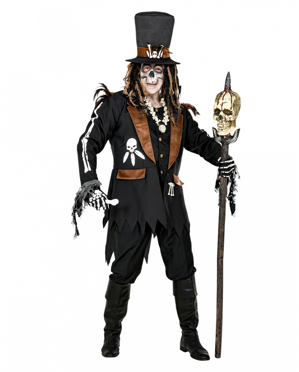 Voodoo Priester Halloween Kostüm Mantel online bestellen! S von Karneval Universe