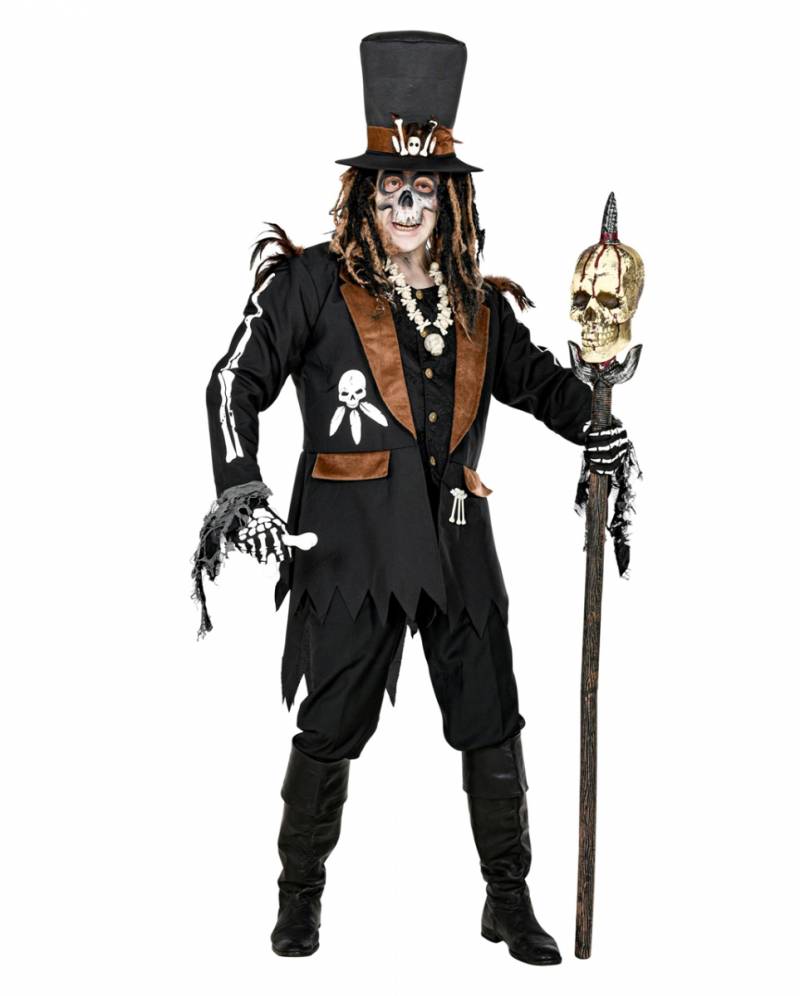 Voodoo Priester Halloween Kostüm Mantel online bestellen! S von Karneval Universe