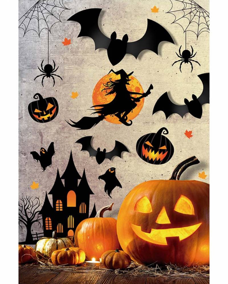Wandsticker Halloween Schatten Motive für ? kaufen von Karneval Universe