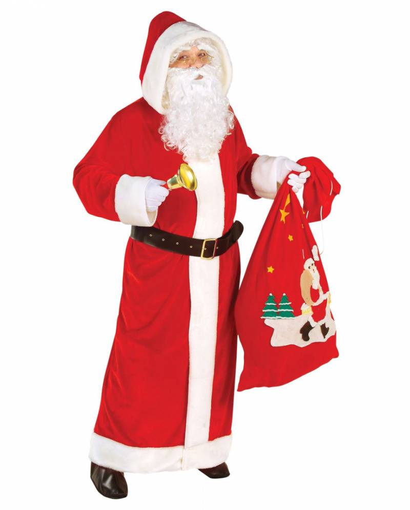 Weihnachtsmann Kostüm mit Mantel für Heiligabend! XXL von Karneval Universe