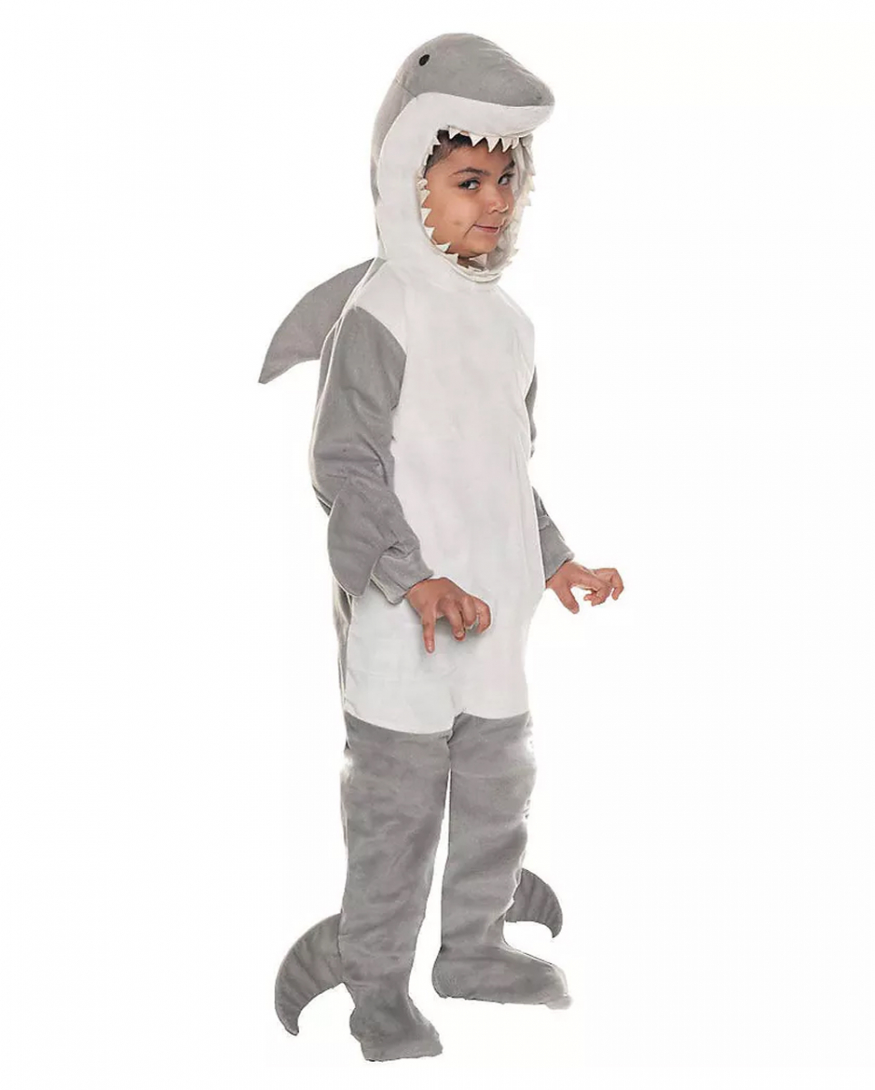 Weißer Hai Kinder Kostüm für Karneval & Fasching L von Karneval Universe