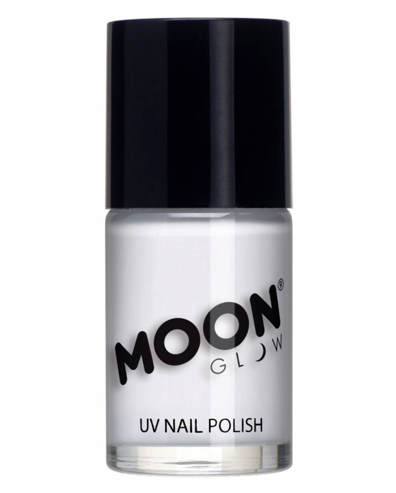 Weißer UV Nagellack als Make-Up Zubehör für Fasching & Halloween von Karneval Universe