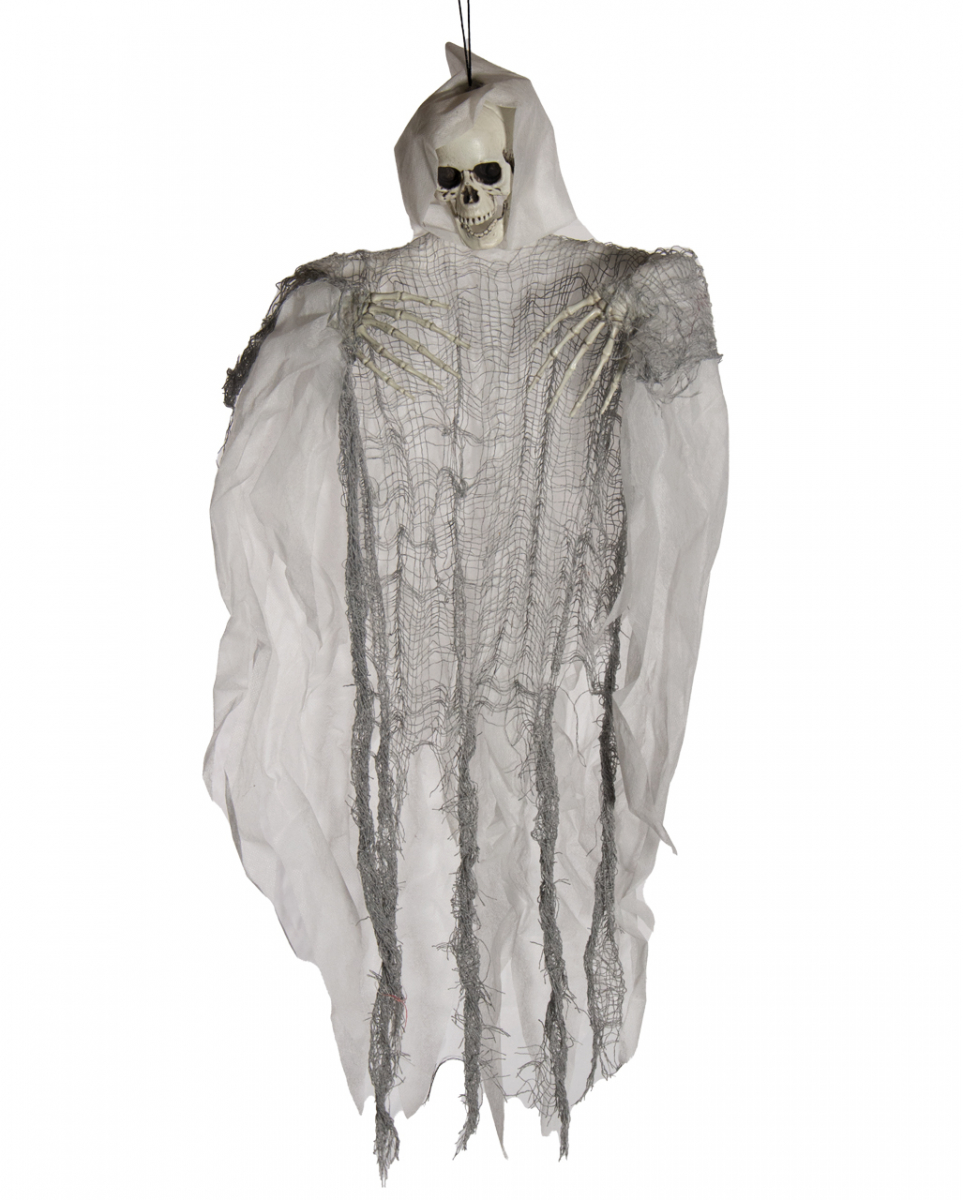 Weißes Hänge-Skelett 77cm Halloween Figur Weißes Hänge-Skelett 77cm Halloween Figur von Karneval Universe