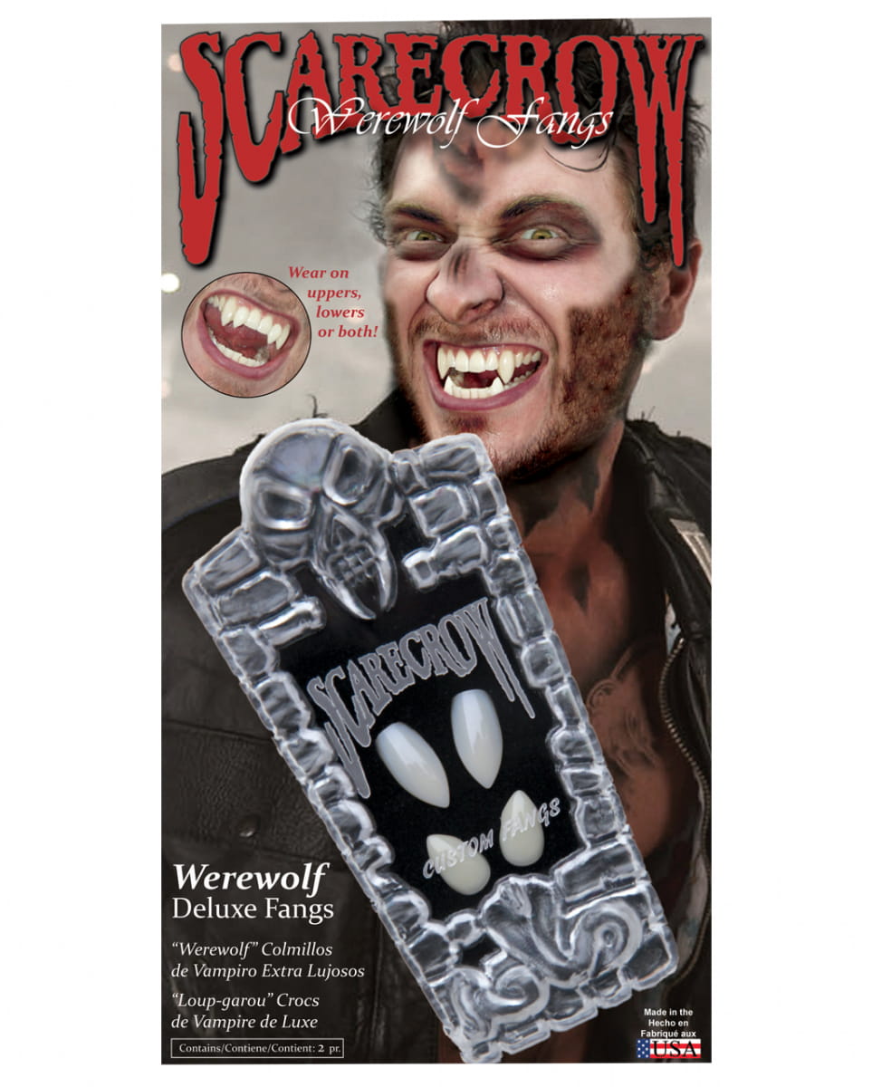 Werwolf Doppeleckzähne Realistische Werwolfzähne aus Hollywood Werwolf Doppeleckzähne Realistische Werwolfzähne aus Hollywood von Karneval Universe