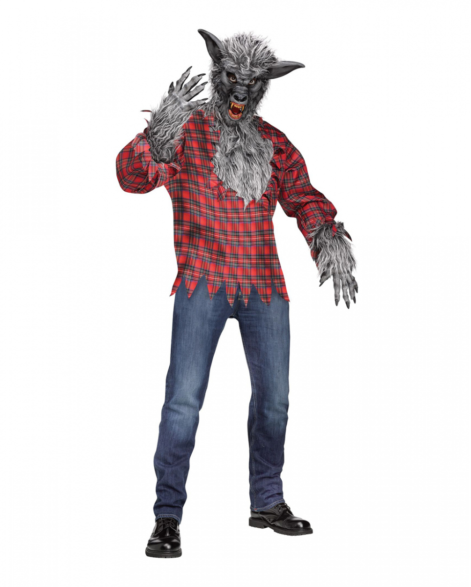 Werwolf Kostüm Grau für Halloween von Karneval Universe
