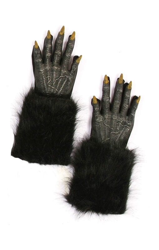 Werwolfpranken schwarz  Werewolf Gloves  Wolfsman Handschuhe von Karneval Universe