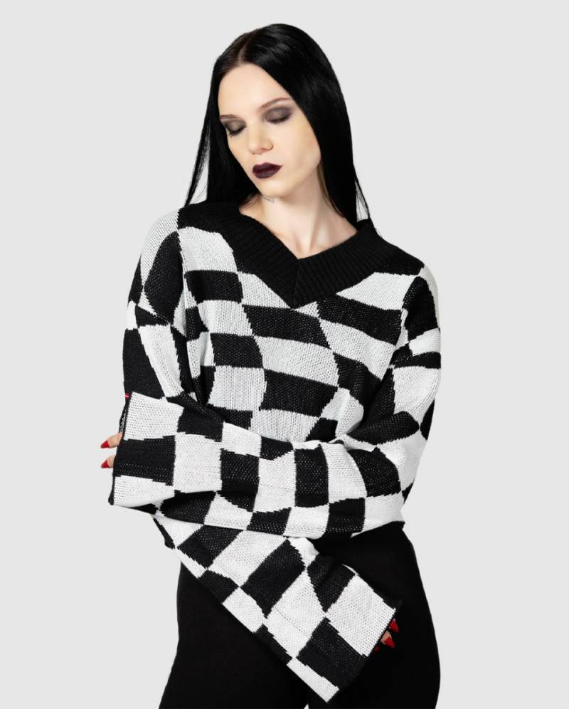 Wicked Games Strick Pullover KILLSTAR  Fashion XL von Karneval Universe