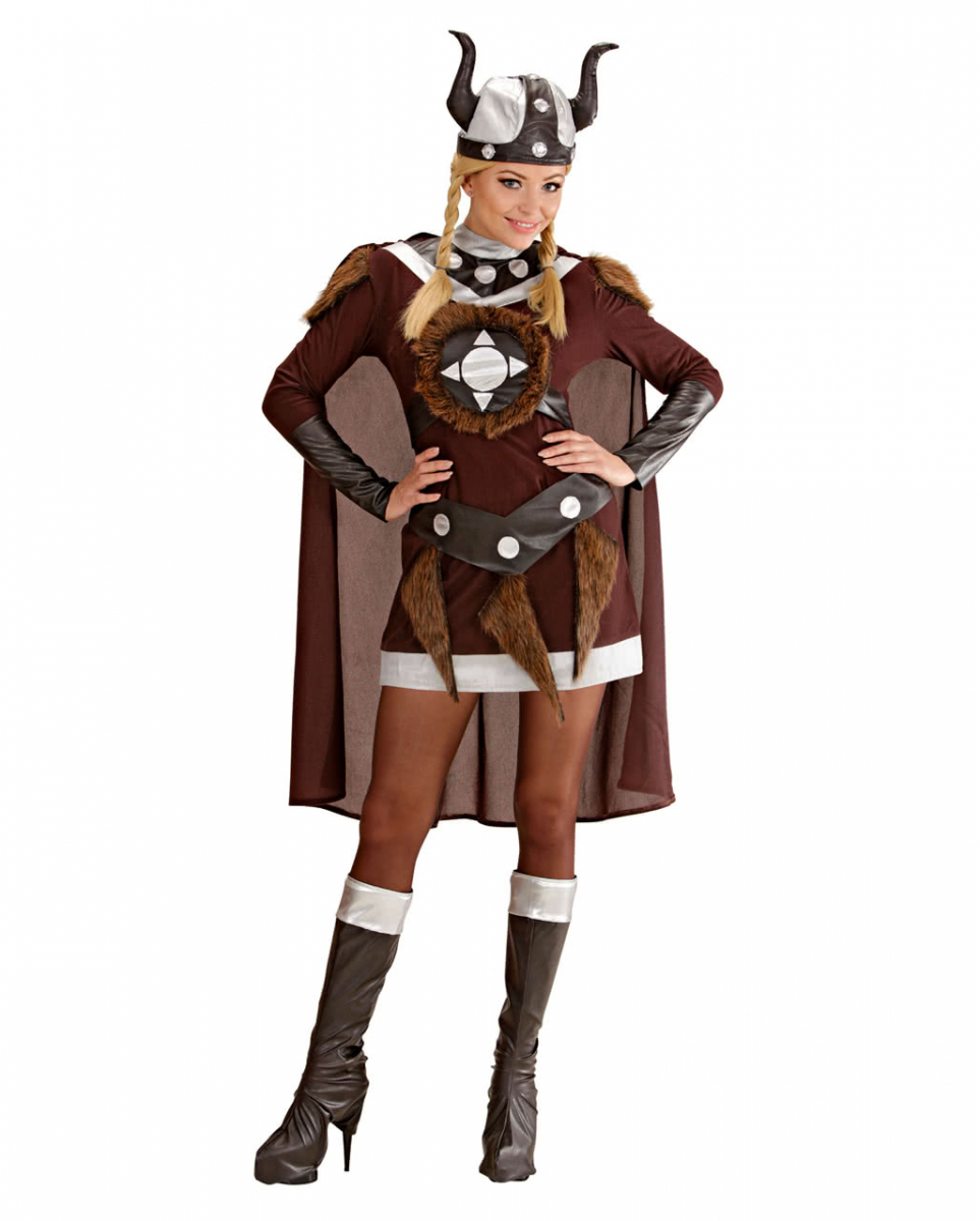 Wikinger Walküre Viktoria Kostüm für Halloween S von Karneval Universe