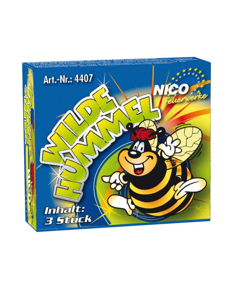 Wilde Hummel Bodenfeuerwirbel 3er Pack  Bodenkreisel für Sylvester von Karneval Universe