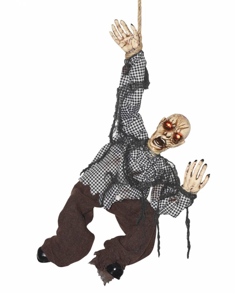 Zappelnder Zombie am Seil mit Licht & Ton ★ von Karneval Universe