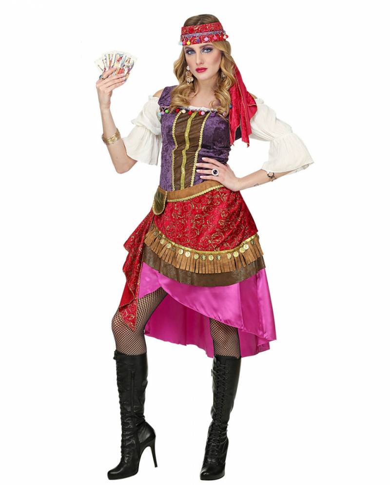 Hellseherin Kostüm mit Stirnband ➤ kaufen M von Karneval Universe
