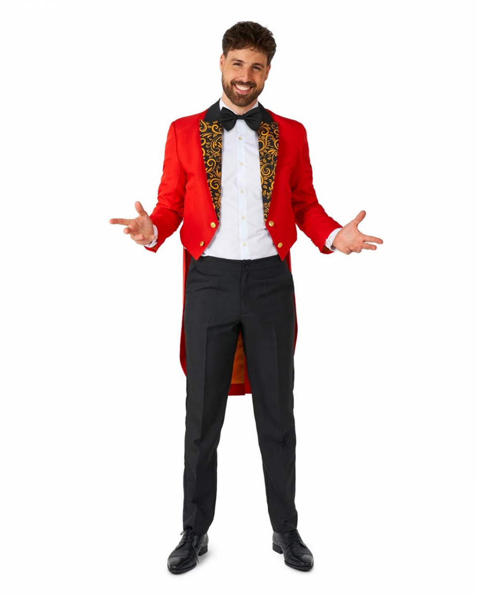 Zirkus Anzug Rot - Suitmeister für Fasching & Mottopartys XXL von Karneval Universe