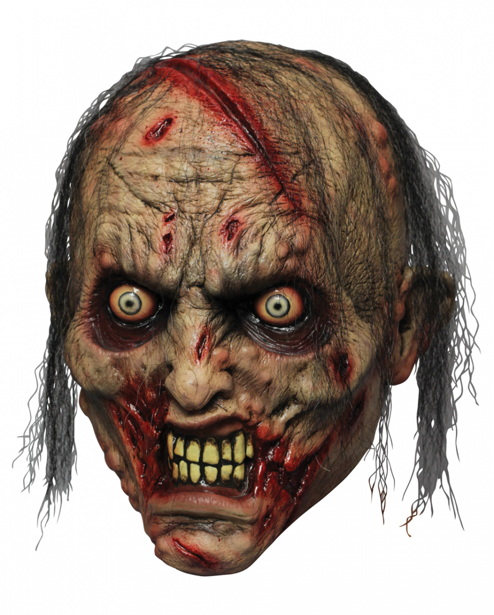 Zombie Beißer Latex Maske für Halloween von Karneval Universe