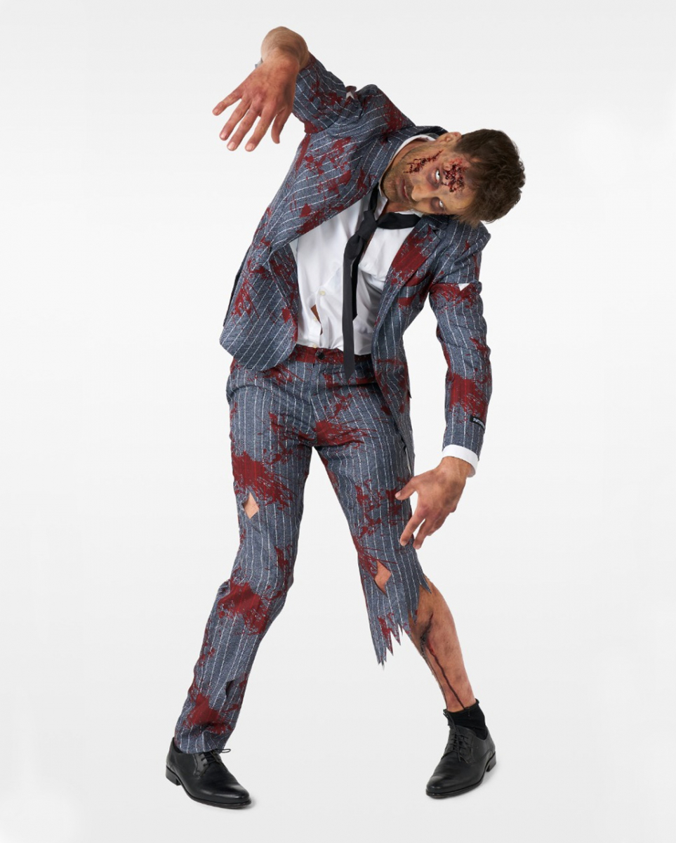 Zombie Grey Anzug - Suitmeister  JETZT kaufen ✰ S von Karneval Universe