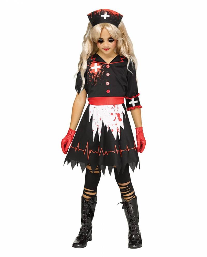 Zombie Krankenschwester Kinder Kostüm ordern ★ XL von Karneval Universe