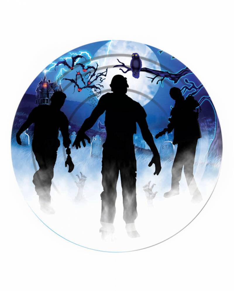 Zombie Party Pappteller 8 Stück für Halloween ? von Karneval Universe