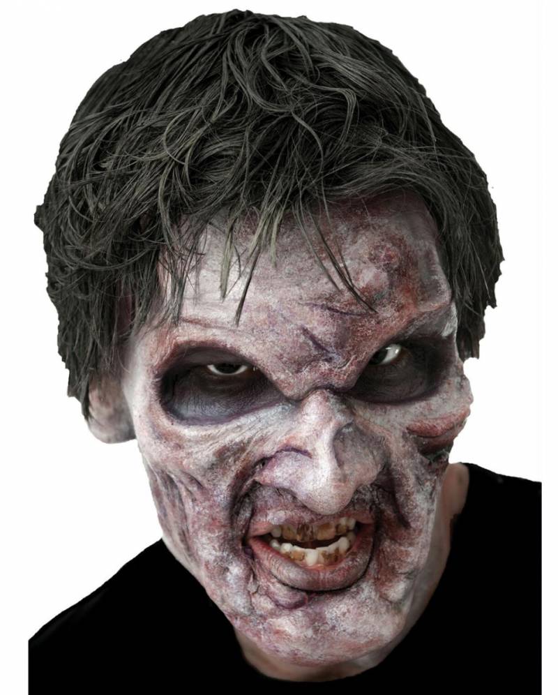 Zombie Schaumlatexmaske Halloween FX Make-up von Karneval Universe