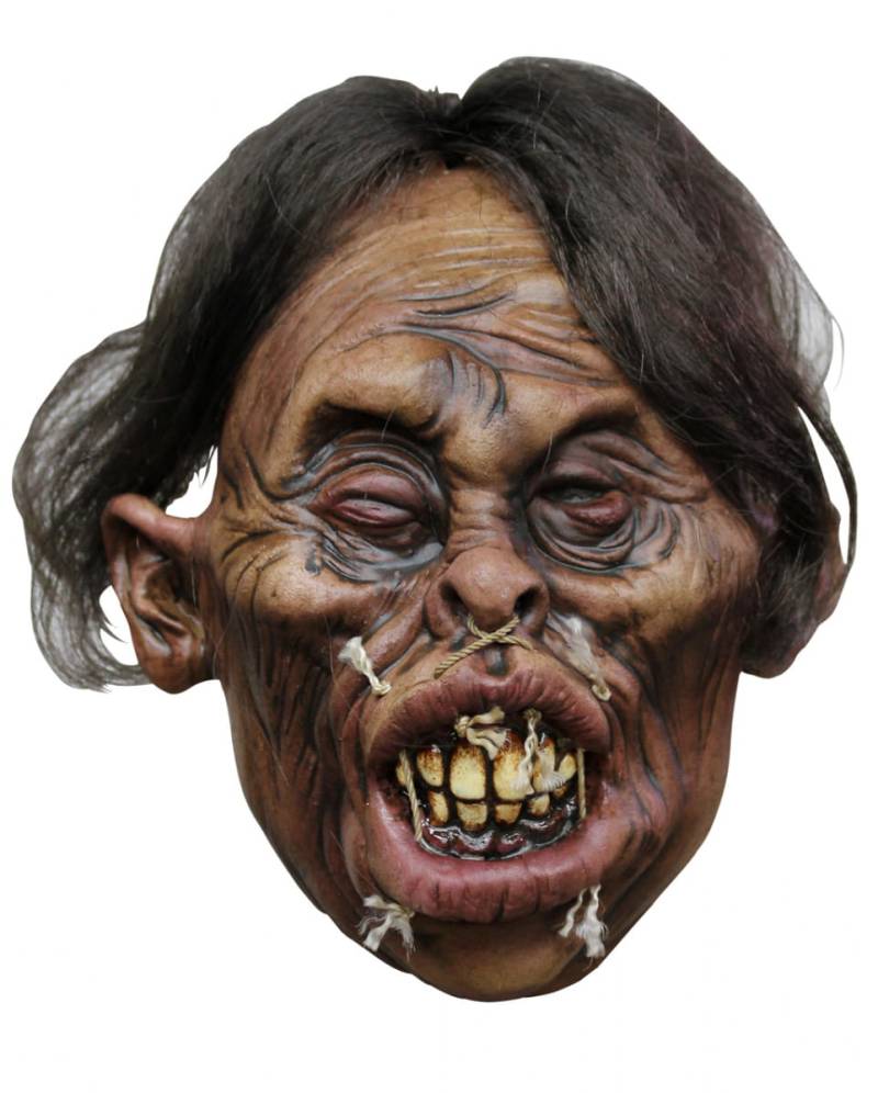 Zombie Schrumpfkopf Halloween Deko von Karneval Universe