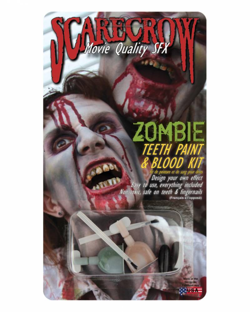 Zombie Zahnlack Spezial Make-up Effekt von Karneval Universe